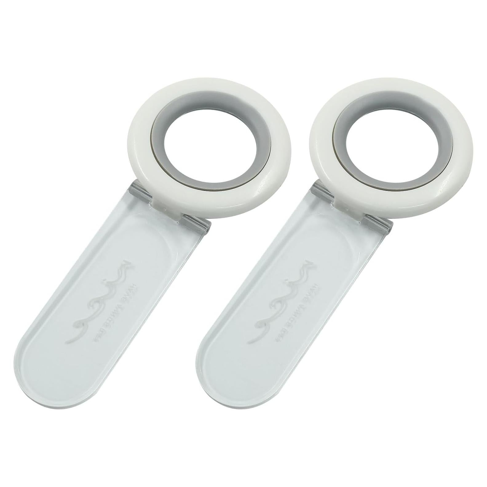 Elevadores de Tapa de Inodoro Verkelly - Paquete de 2, Blanco