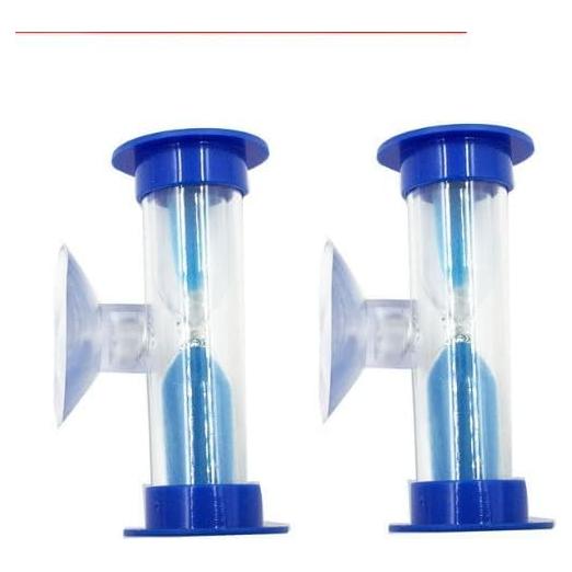 Temporizador de Cepillo de Dientes Cauaoa 2 Pcs Azul 2 Minutos