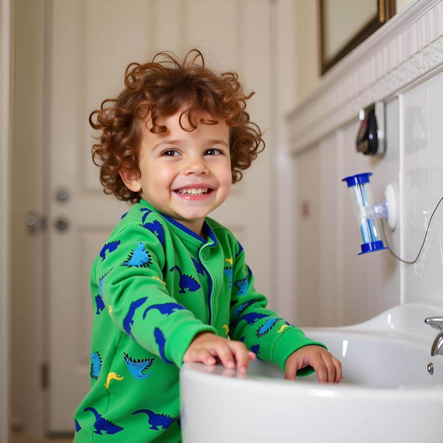 Temporizador de Cepillo de Dientes Cauaoa 2 Pcs Azul 2 Minutos