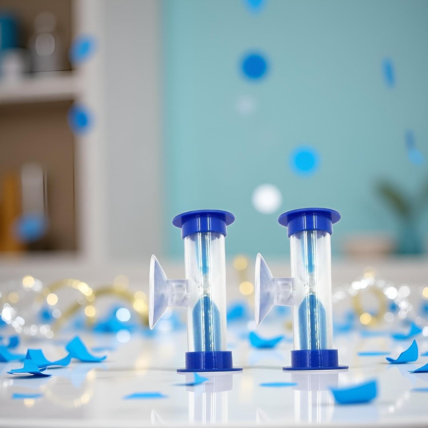 Temporizador de Cepillo de Dientes Cauaoa 2 Pcs Azul 2 Minutos