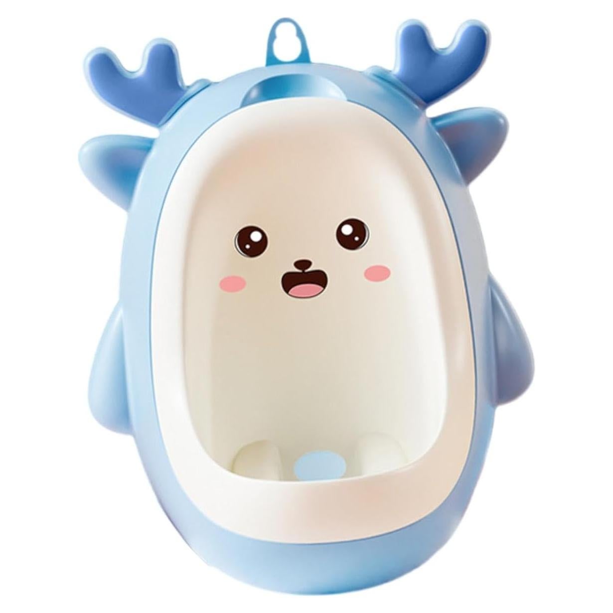 Entrenador de Orina Dinosaurio Azul PP Desmontable para Niños