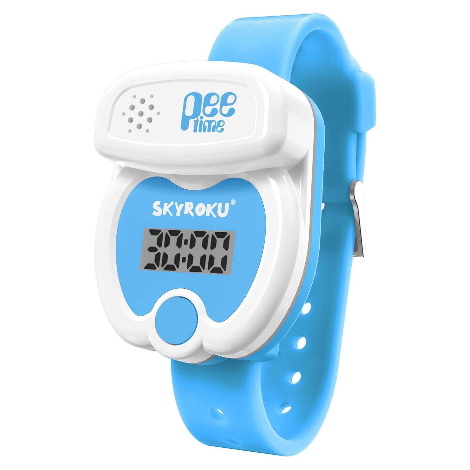 Reloj de Entrenamiento para el Baño SKYROKU Azul - Temporizador y Música