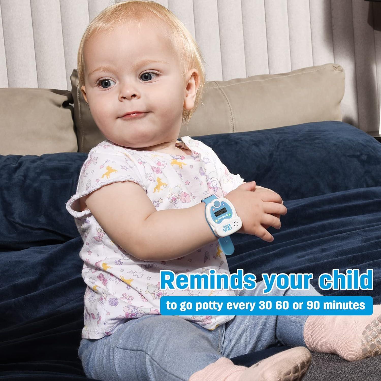 Reloj de Entrenamiento para el Baño SKYROKU Azul - Temporizador y Música