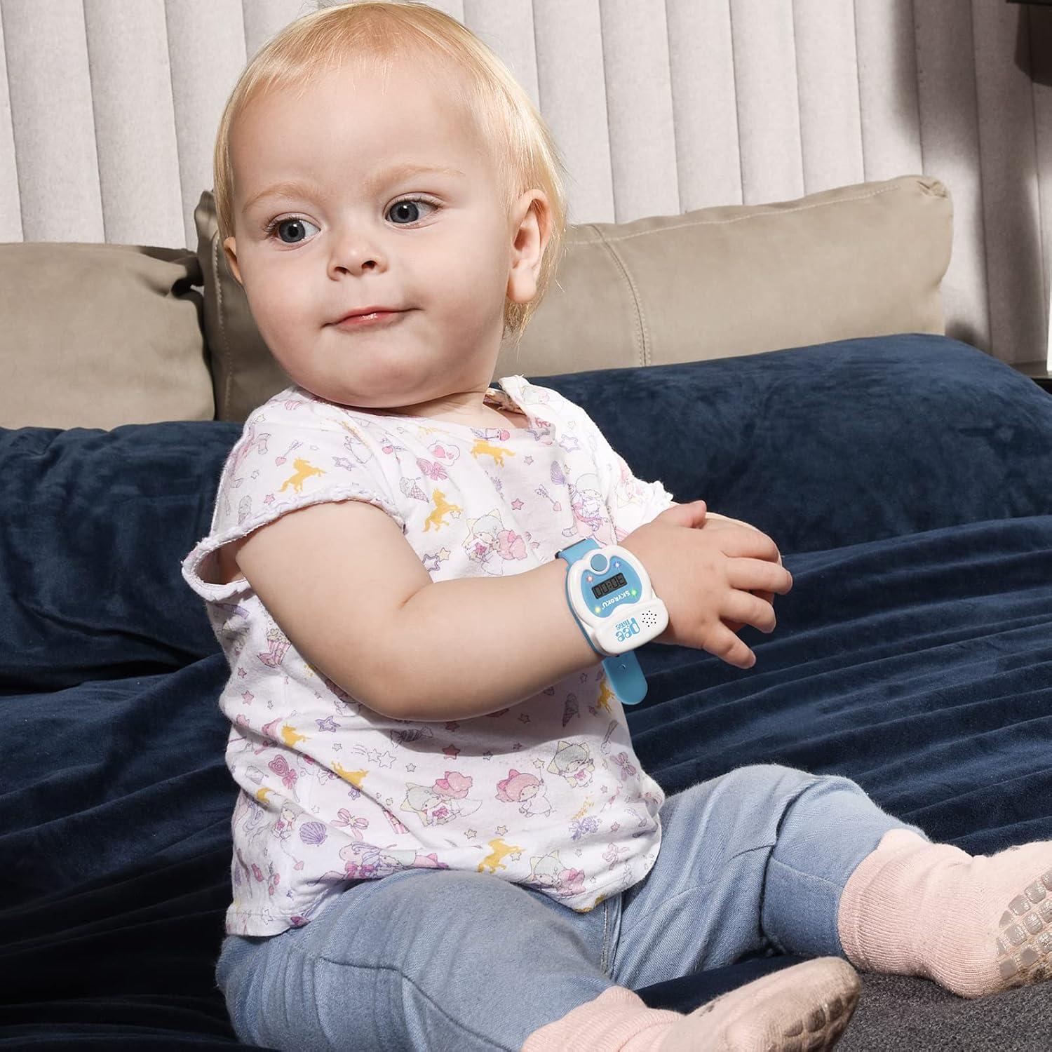 Reloj de Entrenamiento para el Baño SKYROKU Azul - Temporizador y Música