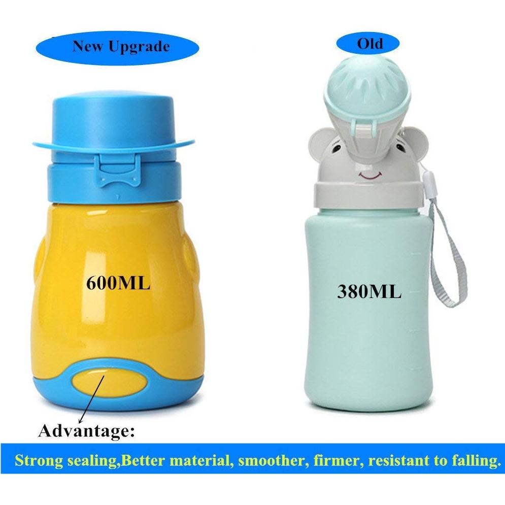 Orinal Portátil Suptikes para Bebé 600ml Azul Amarillo