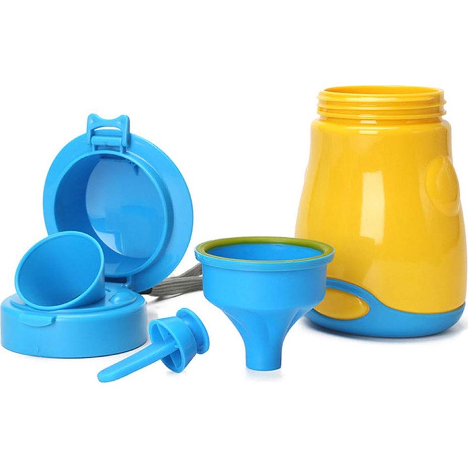 Orinal Portátil Suptikes para Bebé 600ml Azul Amarillo