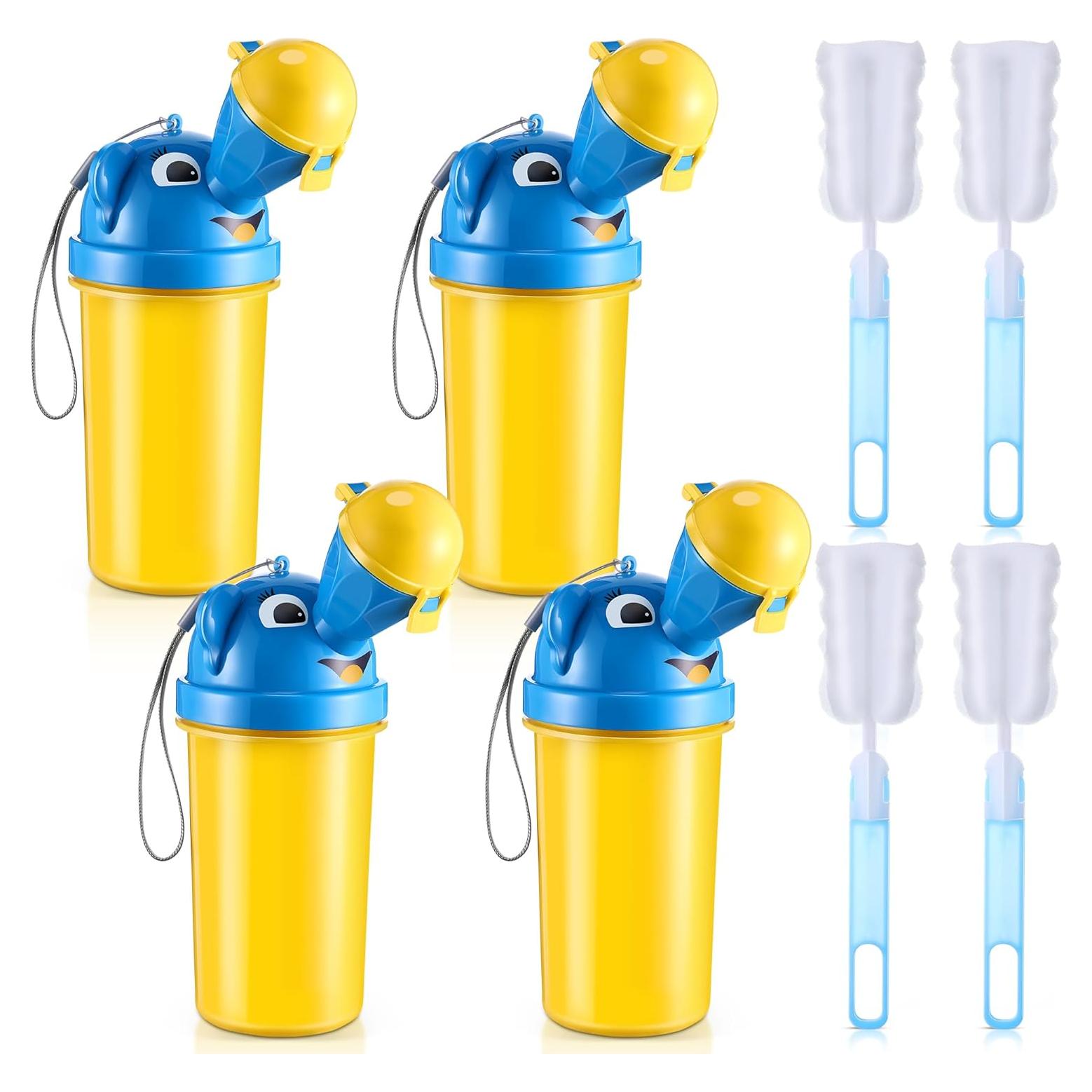 Saillong Orinal Portátil para Niños - 4 Pack a Prueba de Fugas