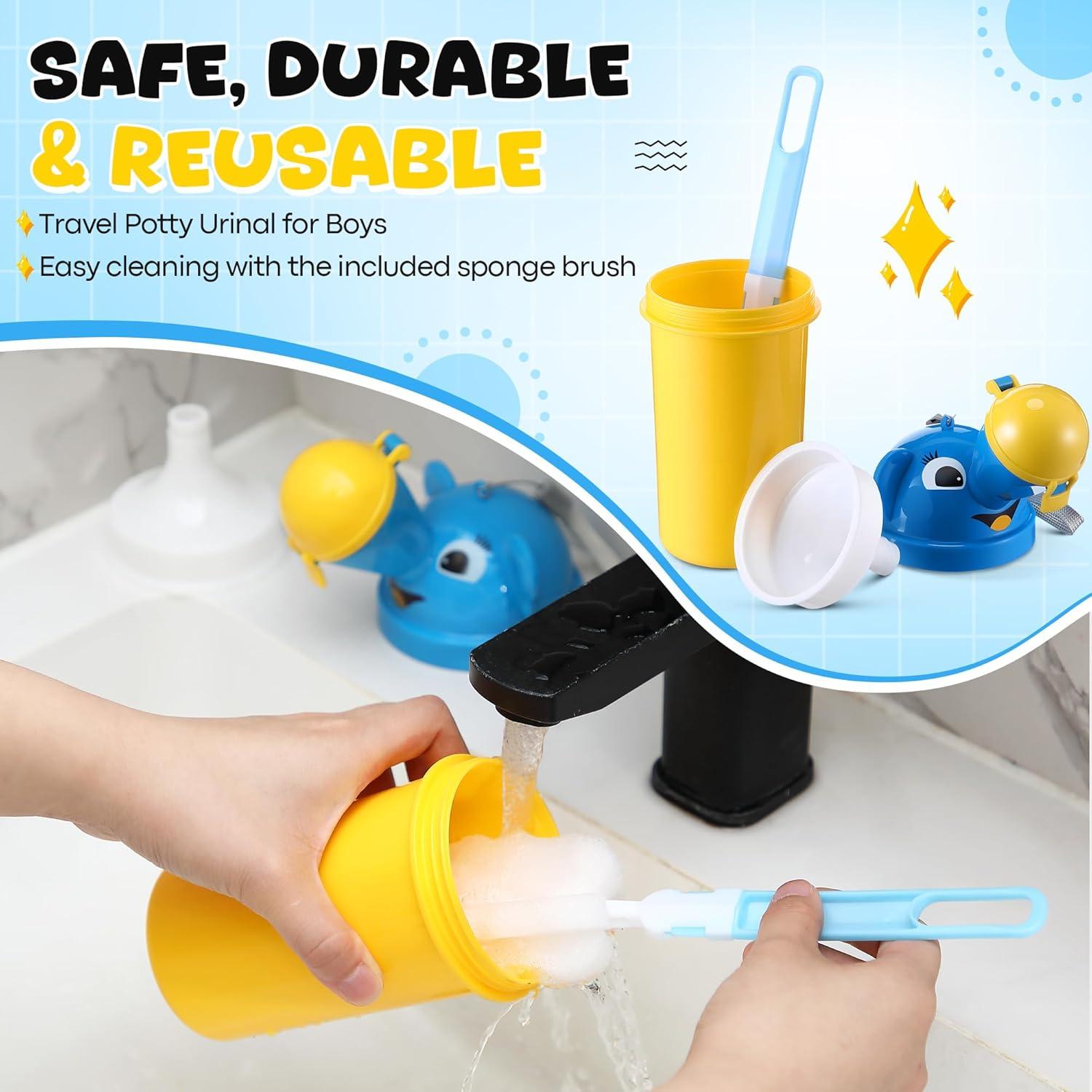 Saillong Orinal Portátil para Niños - 4 Pack a Prueba de Fugas