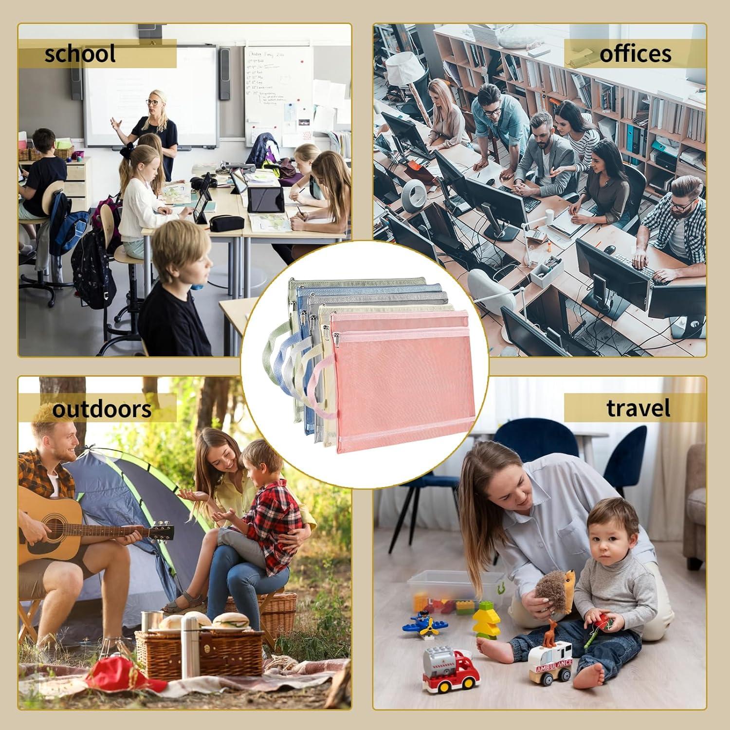 Paquete de 10 Bolsas de Almacenamiento TrueLux A4 Nylon