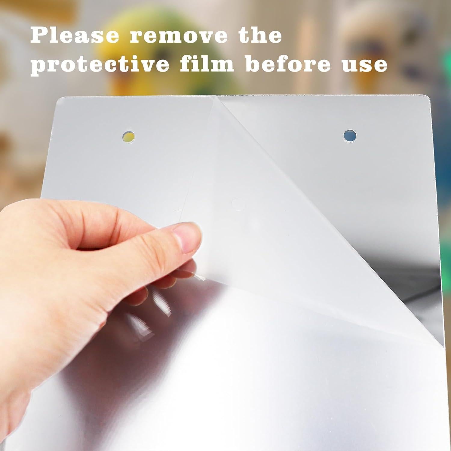 Juguete de Espejo Grande para Aves Oooct 30x20cm con Campana