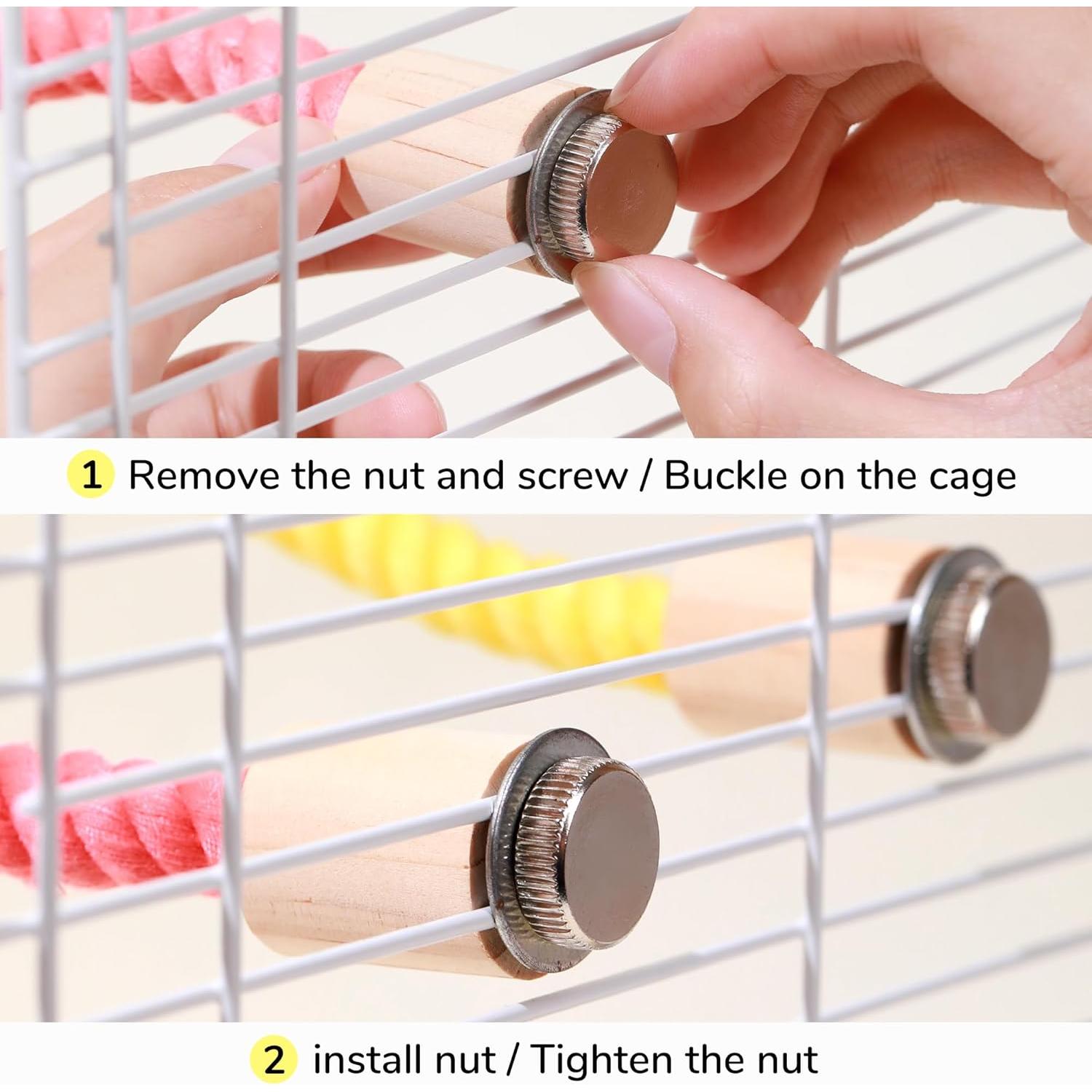 Percha de Cuerda Multicolor Tafit 100 cm para Aves