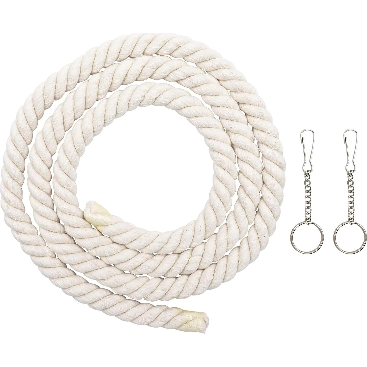 Juguete de Cuerda de Algodón para Aves Dnoifne 2m Grueso