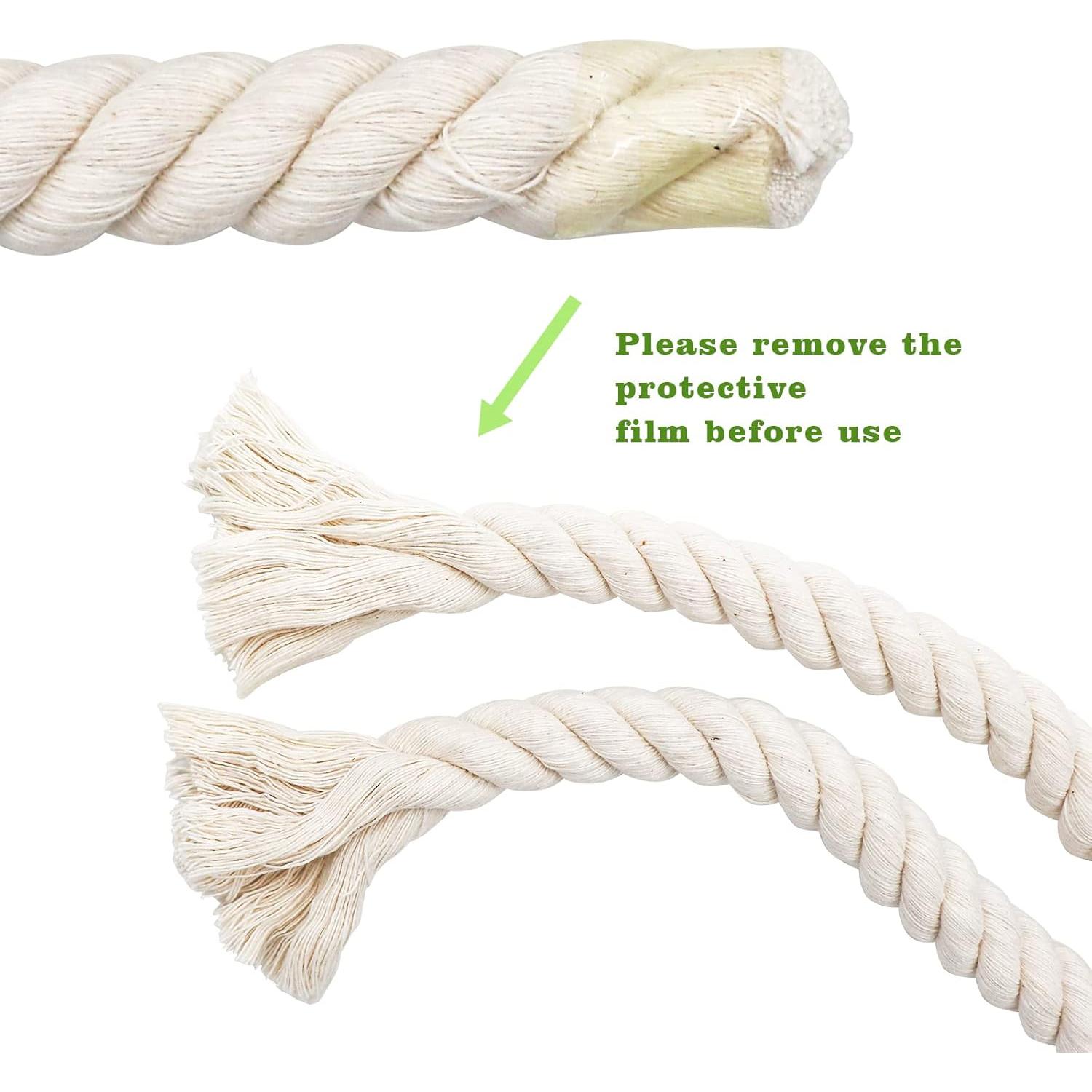 Juguete de Cuerda de Algodón para Aves Dnoifne 2m Grueso