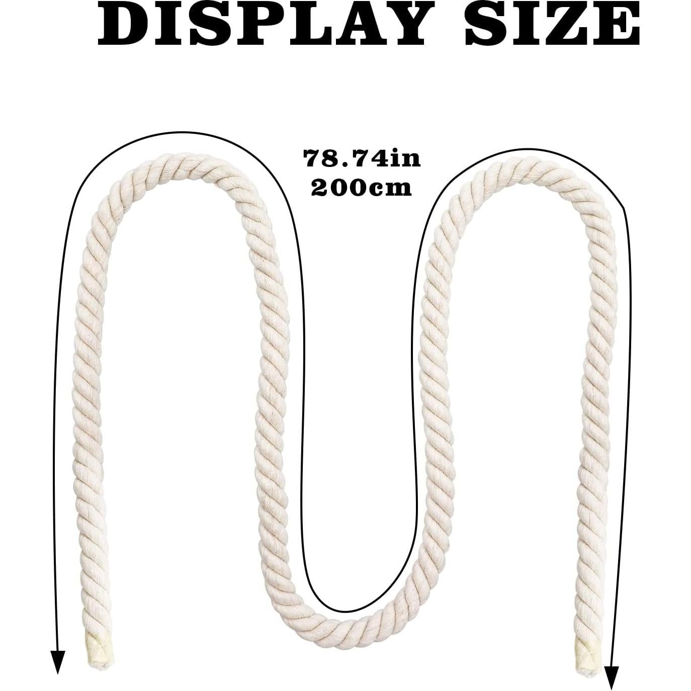 Juguete de Cuerda de Algodón para Aves Dnoifne 2m Grueso