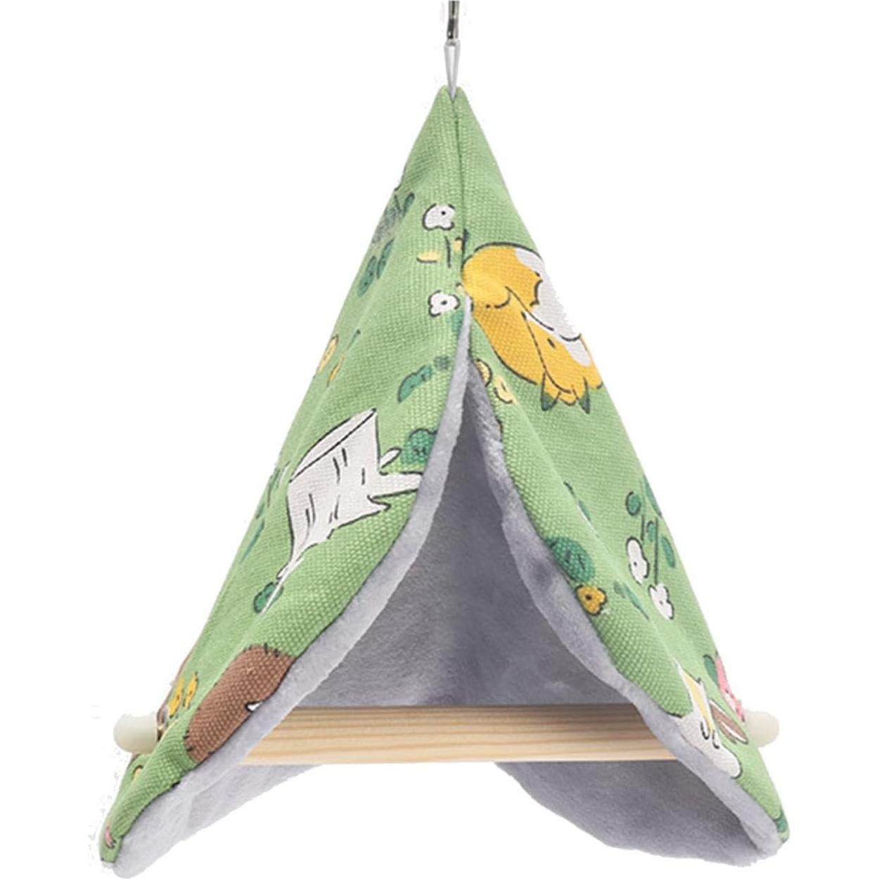 Manta de Cama para Aves FLAdorepet Nido de Loro Verde