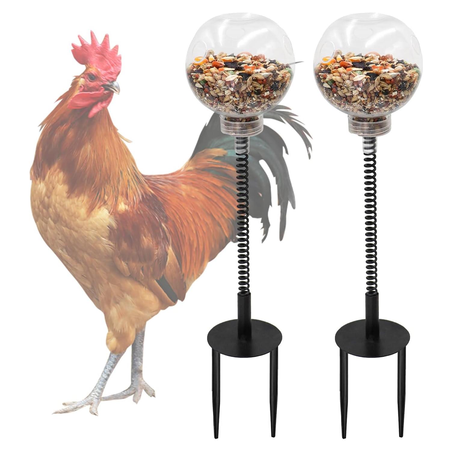 Juguetes de Enriquecimiento para Pollos Oooct - 2 Paquete