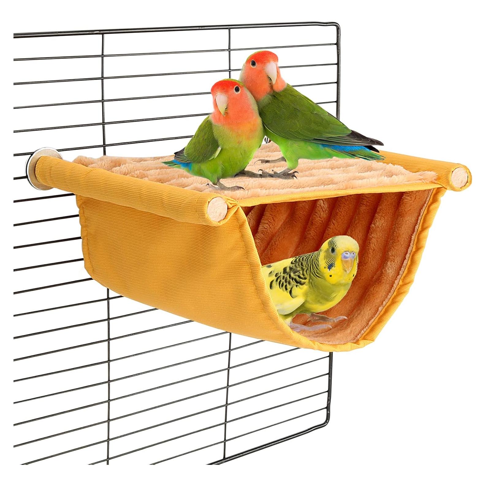 Cama de Nido Térmica BWOGUE para Periquitos y Hámster - Amarillo