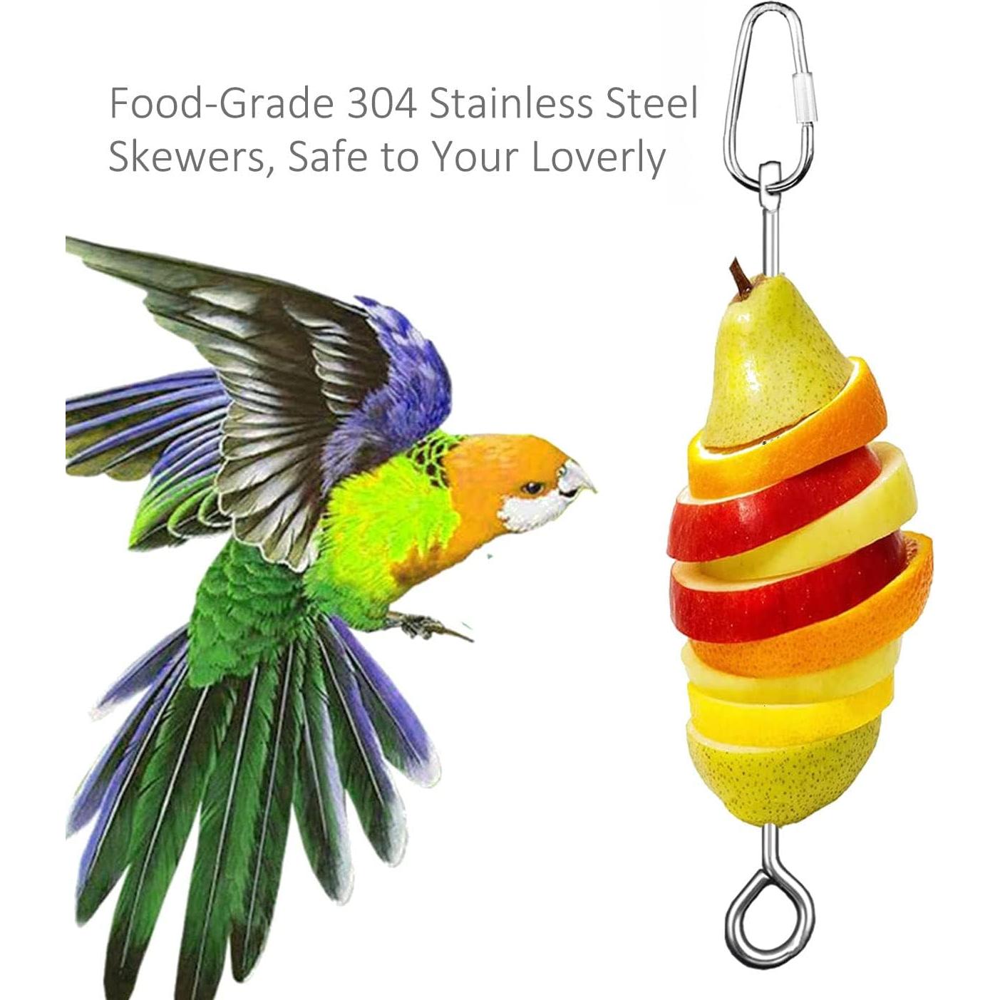 Soporte de Comida para Aves Suplklz - Pincho de Frutas 22.86 cm