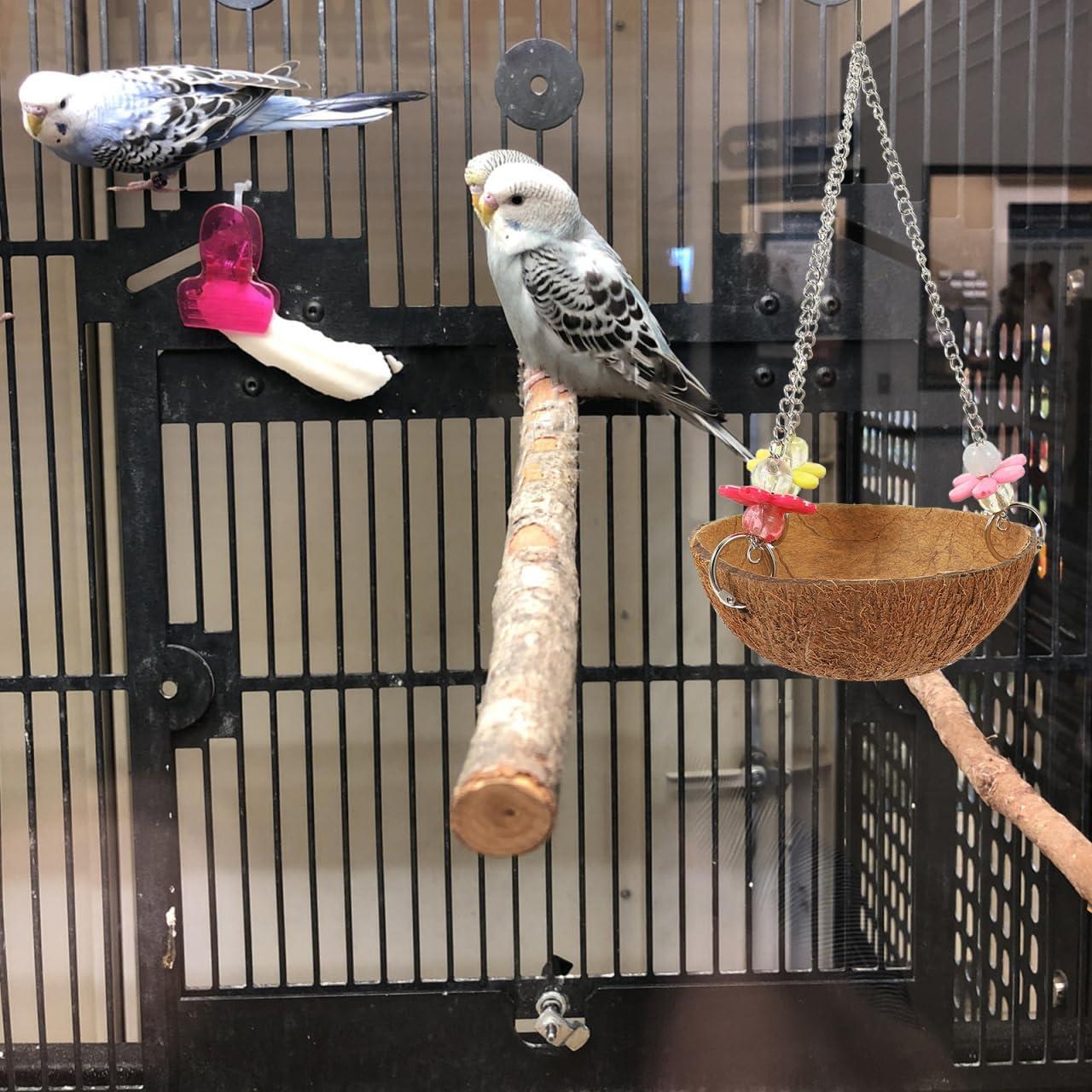 Nido de Pájaro Colgante Balacoo de Coco Natural 25.7cm