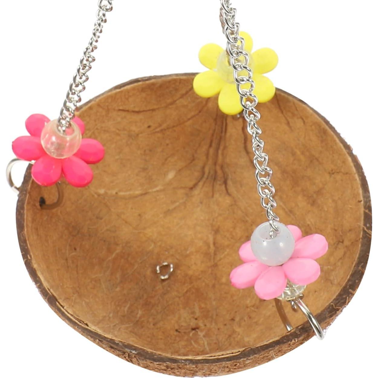 Nido de Pájaro Colgante Balacoo de Coco Natural 25.7cm