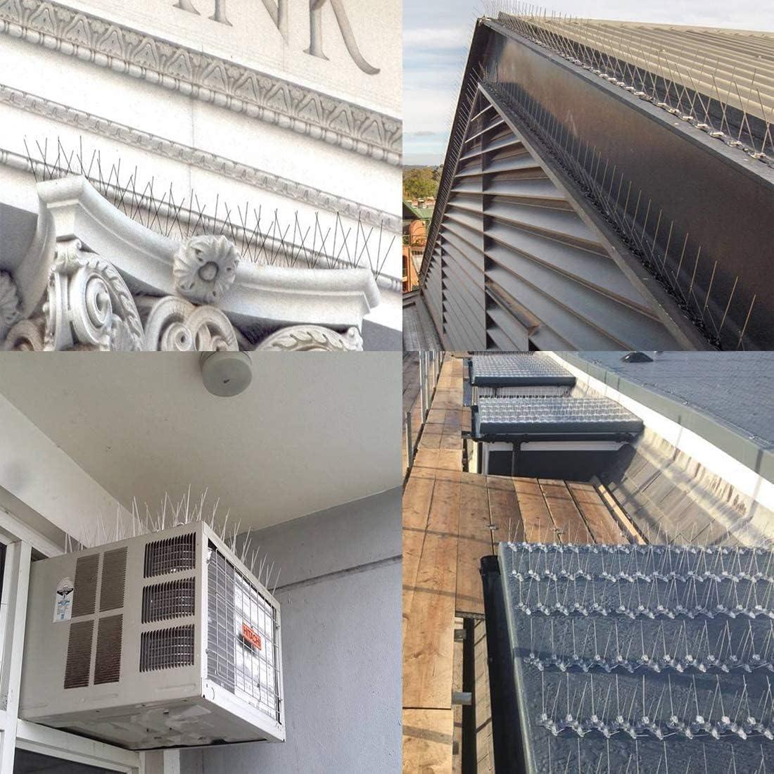 Picos de Aves Bird-Away 1.5m Acero Inoxidable 3 Tiras