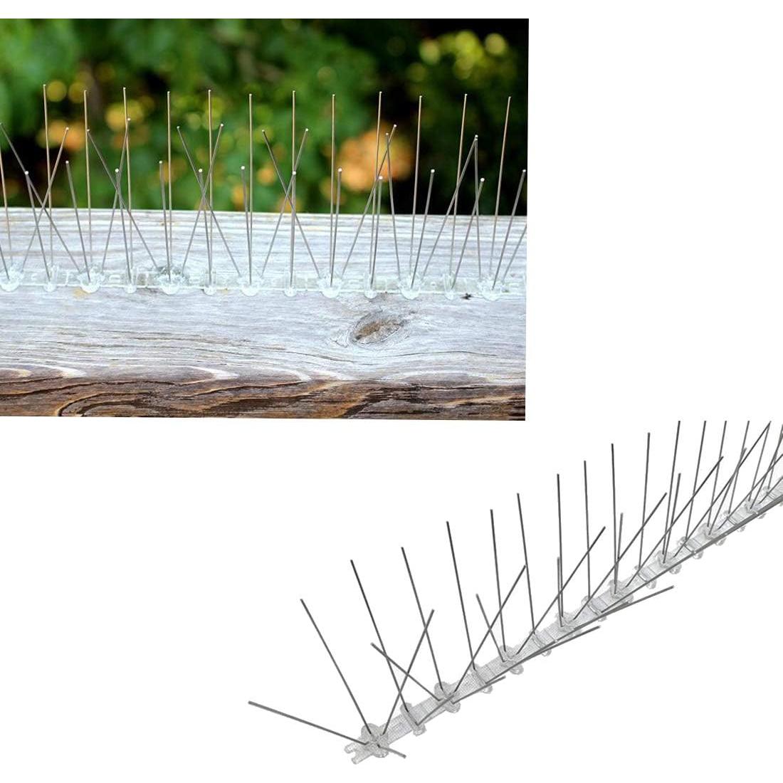 Picos de Aves Bird-Away 1.5m Acero Inoxidable 3 Tiras