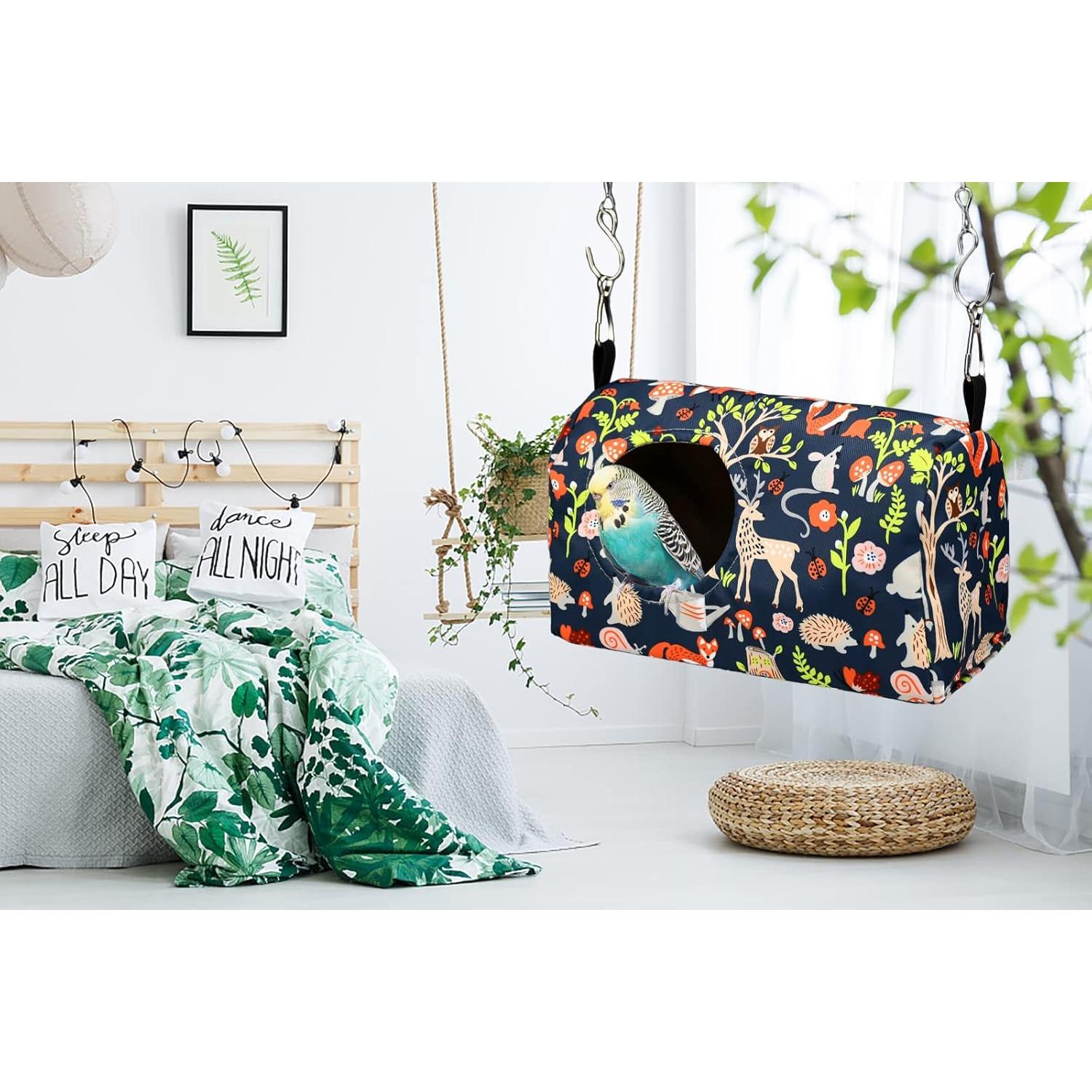 Cama Nido Caliente para Loro ShuRung Tamaño S 22.1x12.4cm