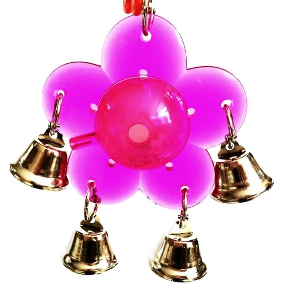 Espejo Colgante para Pájaros Litewood con Campana 30x8cm