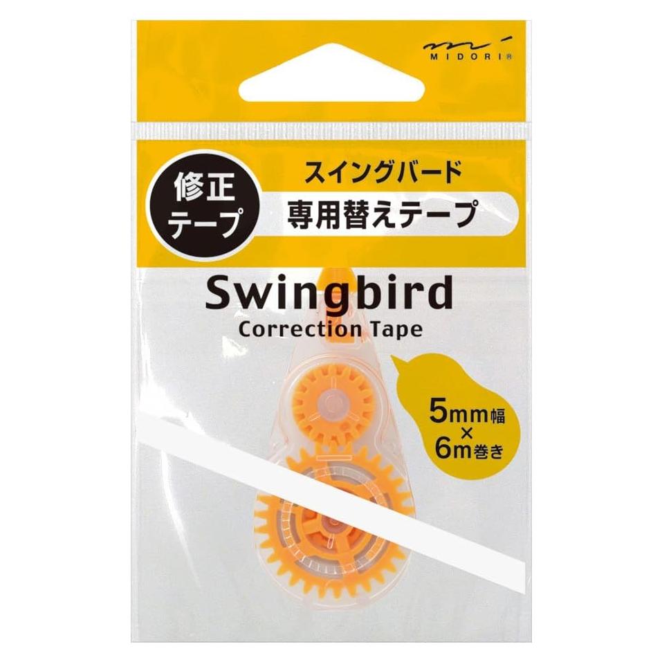 Cinta Correctora Midori Designphil Swing Bird 5mm x 6m