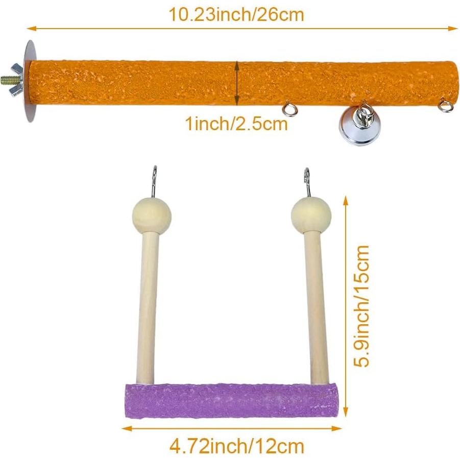 Juguete de Campana para Percha de Pájaro Litewood 26cm
