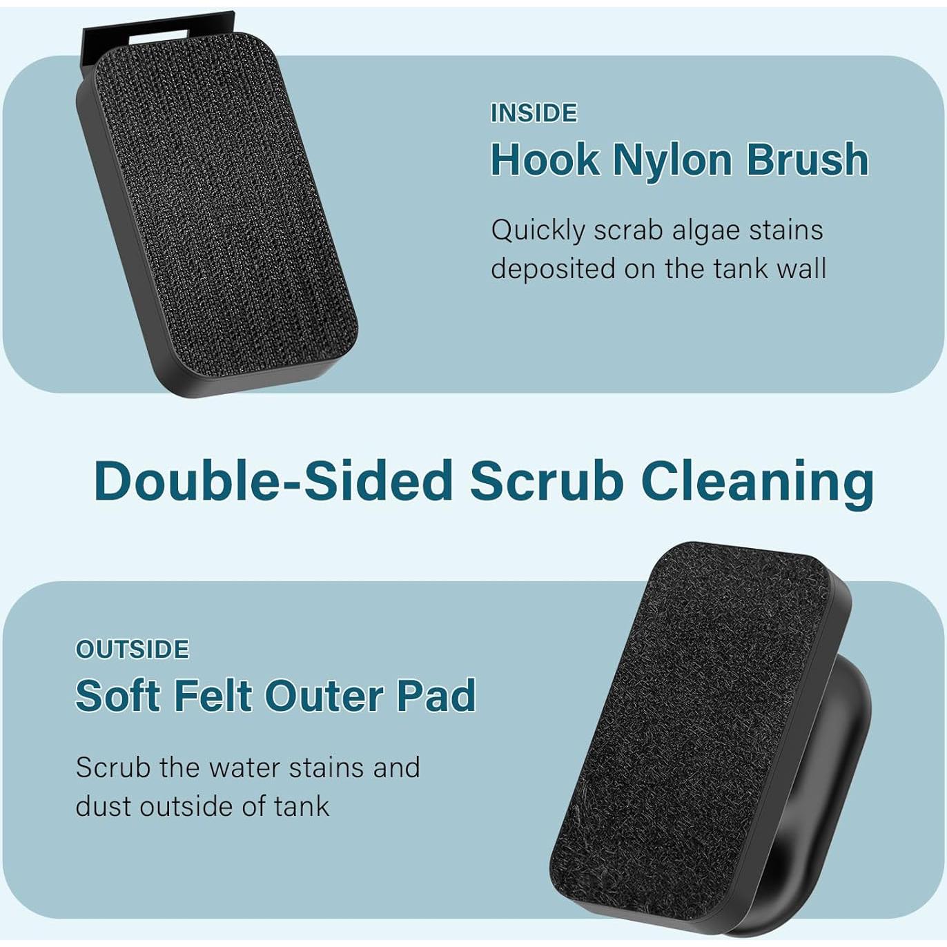 Raspador Magnético para Acuarios Hygger S - 0.51 a 1.52 cm