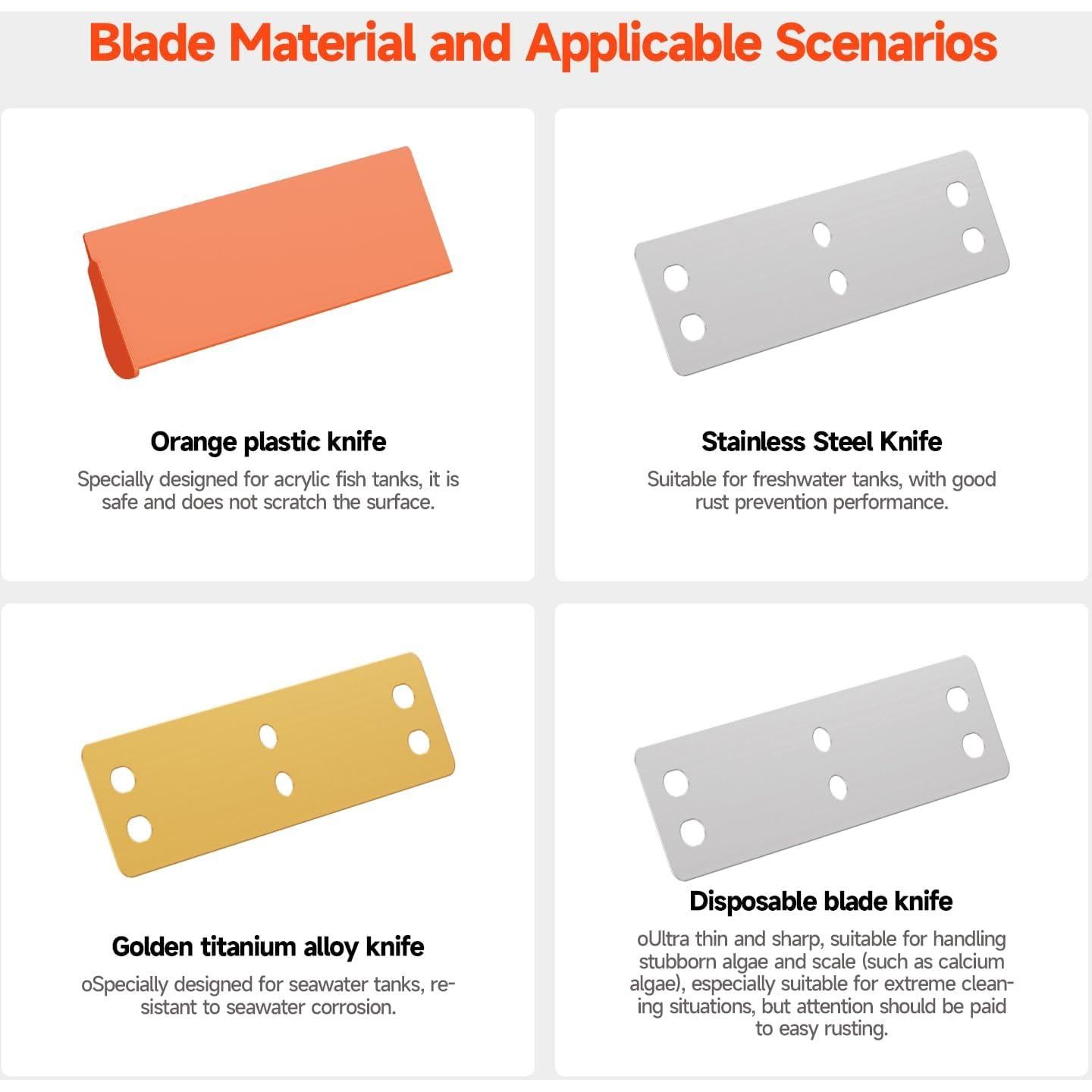 Limpiador Magnético de Acuario Elyron Dual Scraper 12mm