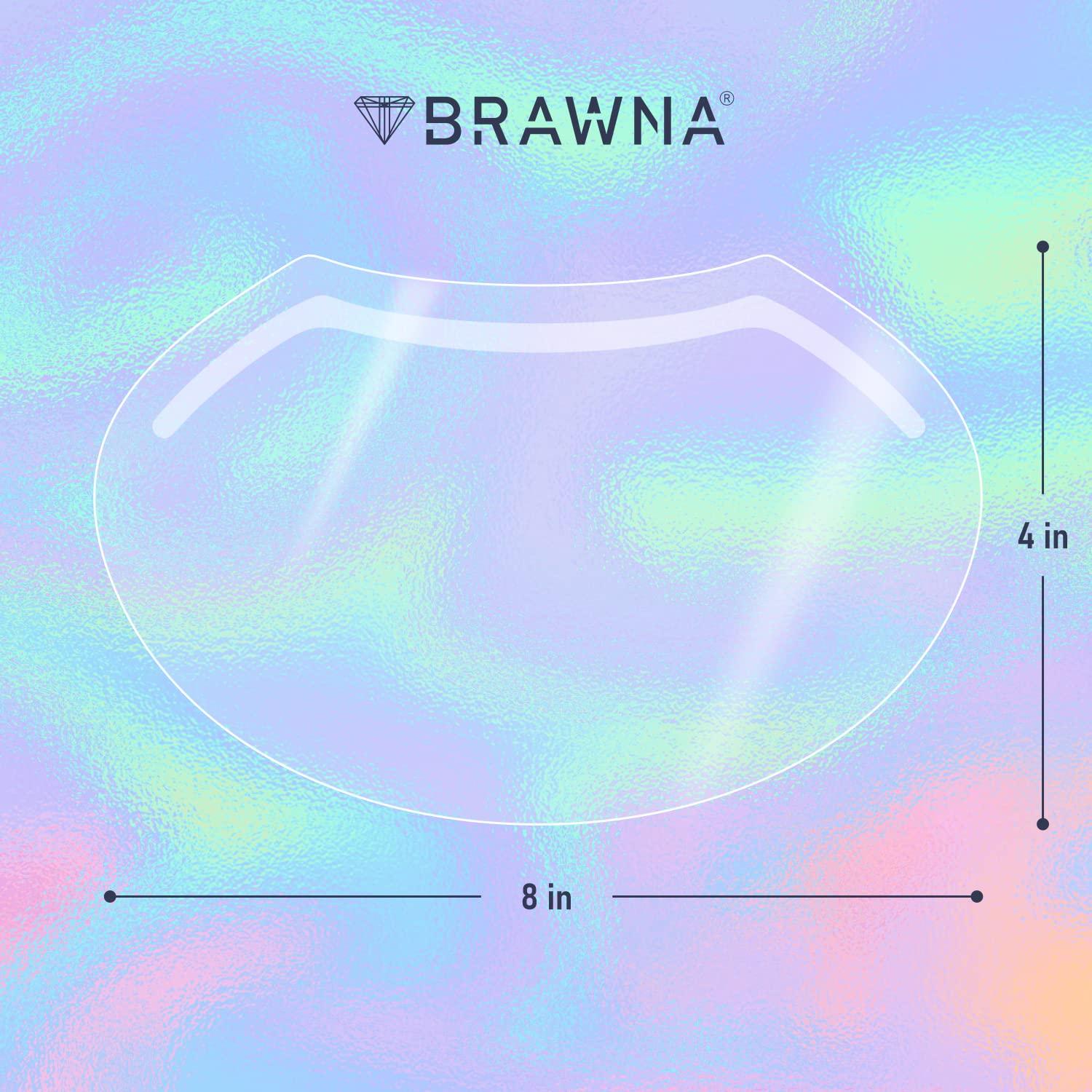 Visores Protectores para Ducha BRAWNA - 50 Piezas Hipoalergénicos