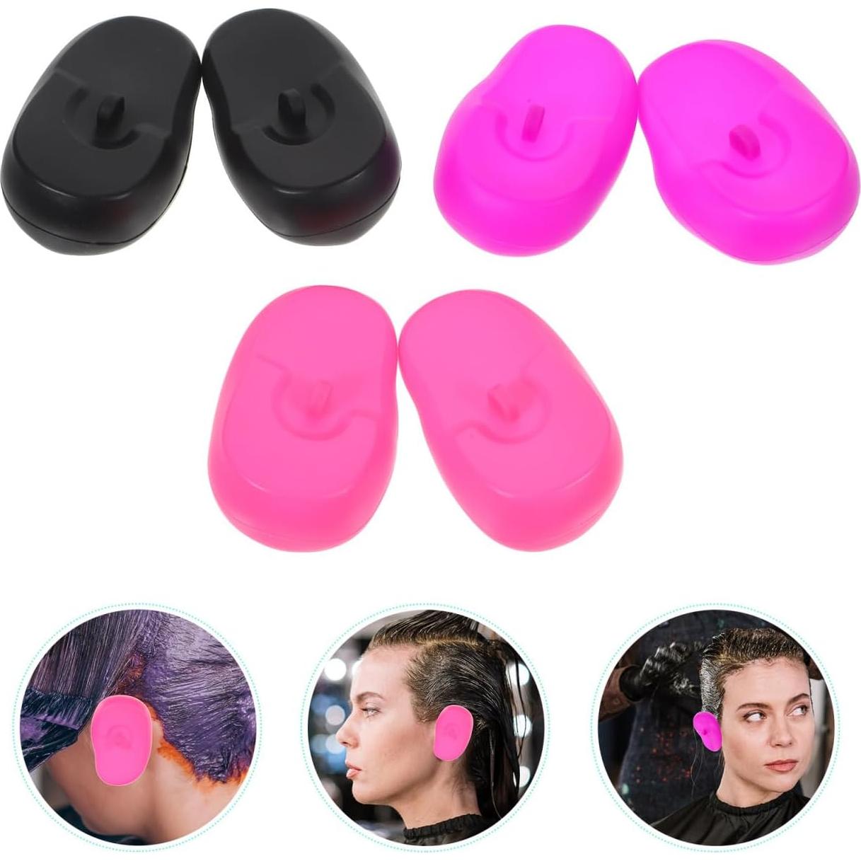 Cubiertas de Silicona para Oídos EXCEART - 3 Pares Protectores