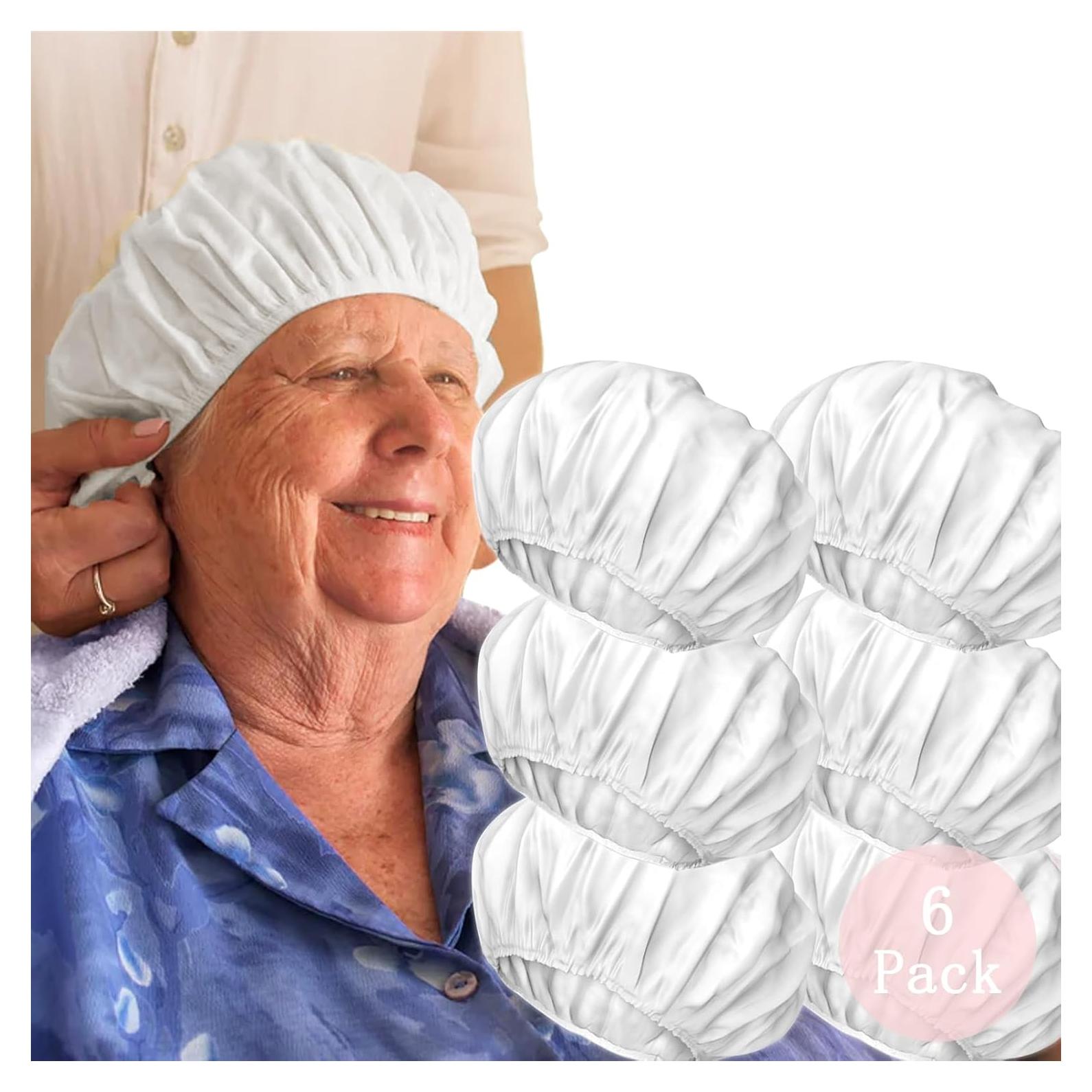 Gorros de Champú Sin Enjuague Okmaba - Paquete de 6 Unidades