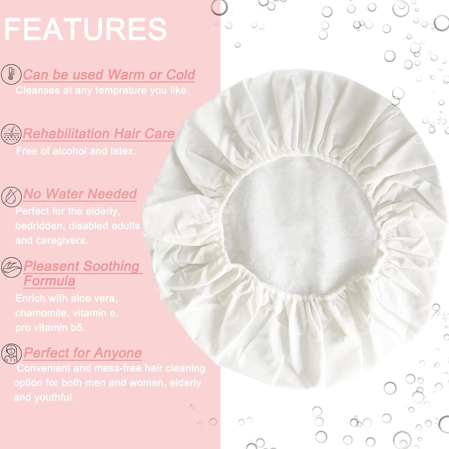 Gorros de Champú Sin Enjuague Okmaba - Paquete de 6 Unidades