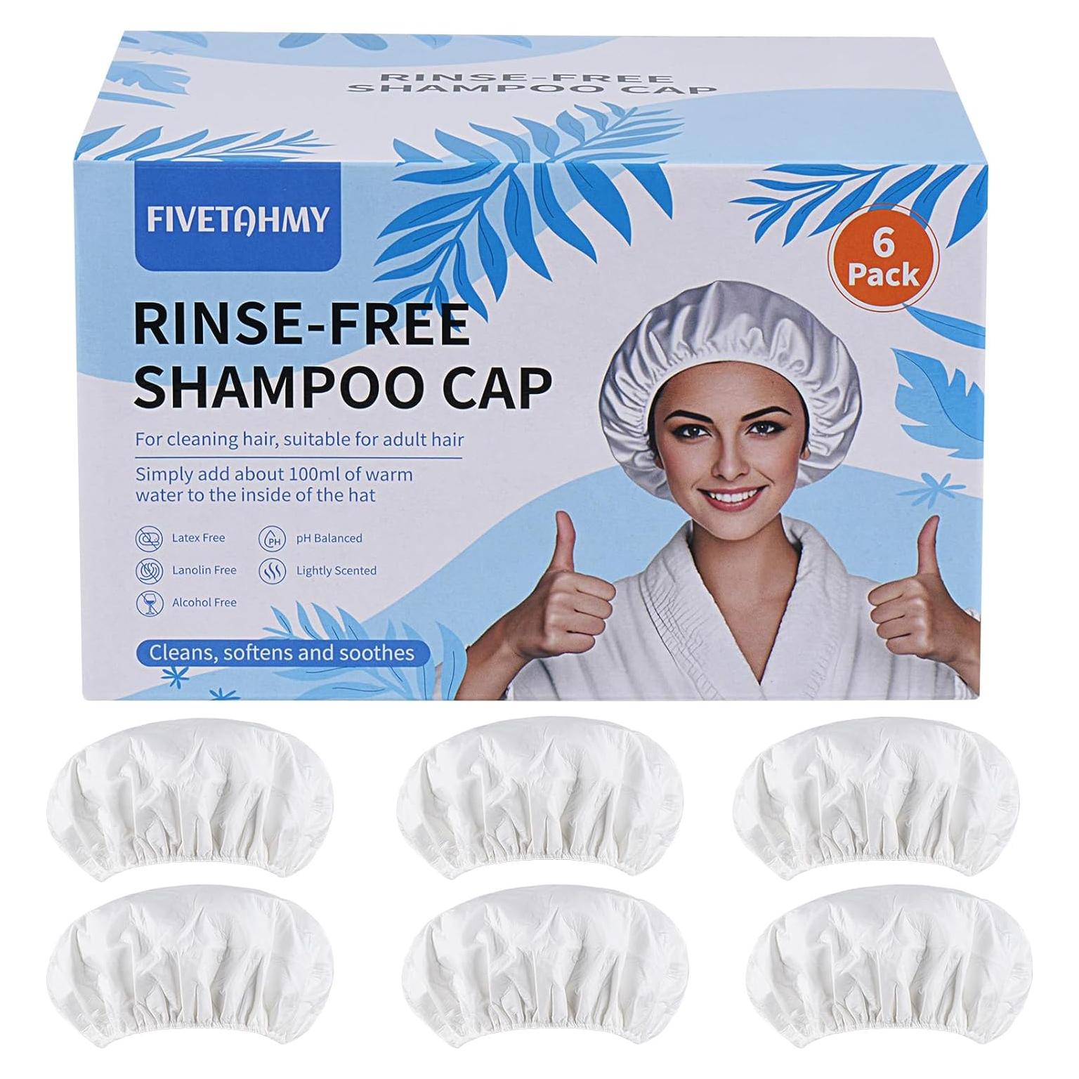Shampoo Cap Sin Enjuague SANPUK 6 Unidades - Limpieza Rápida
