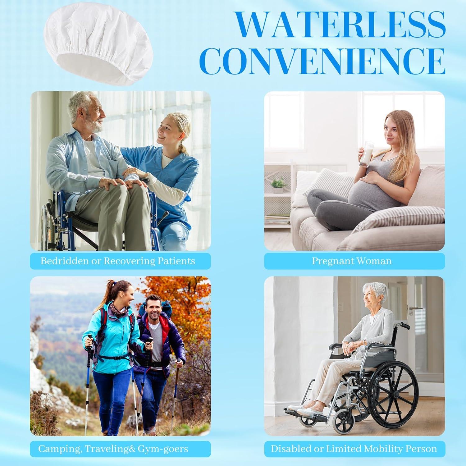 Shampoo Cap Sin Enjuague SANPUK 6 Unidades - Limpieza Rápida