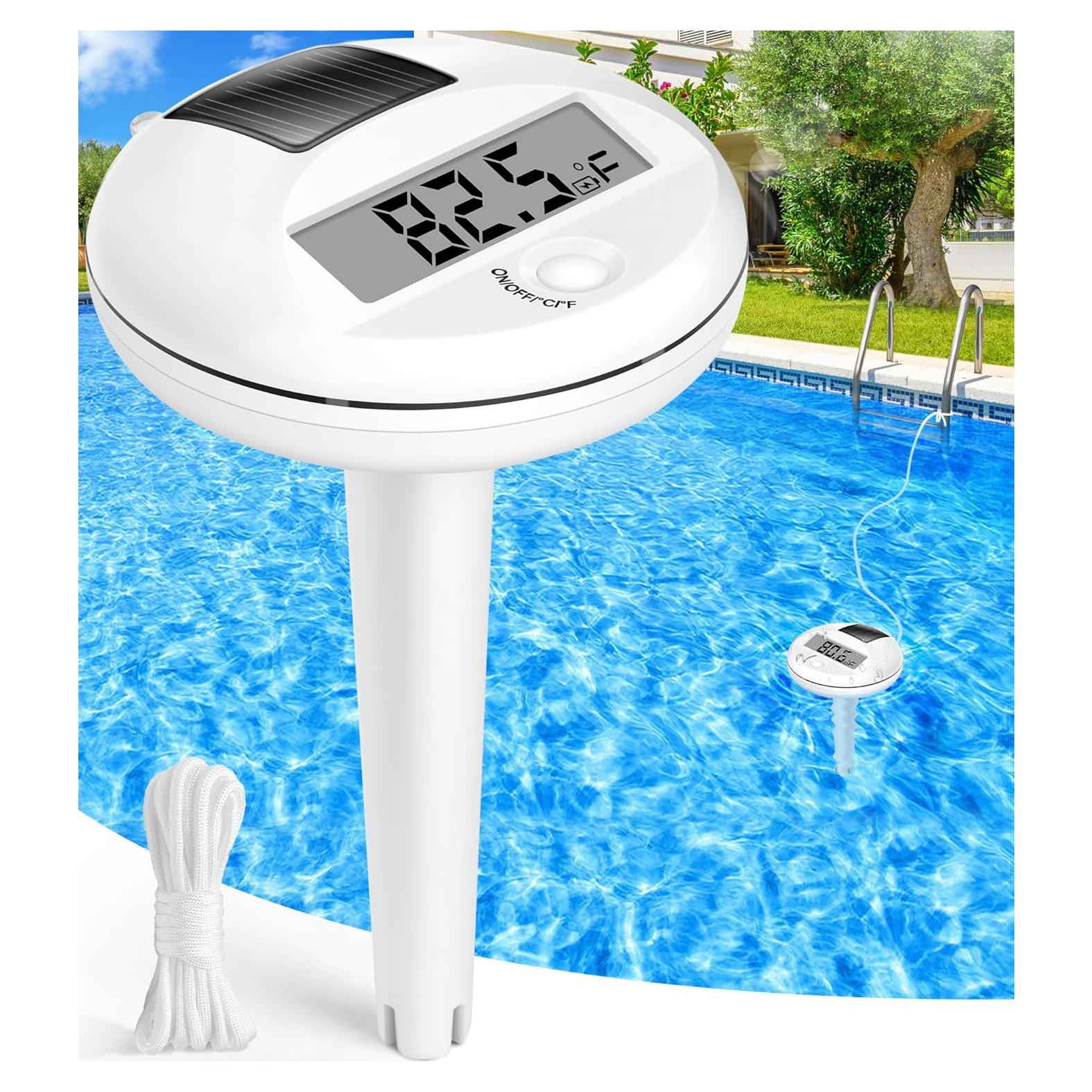 Termómetro Digital Solar FirstE para Piscina Flotante IP68