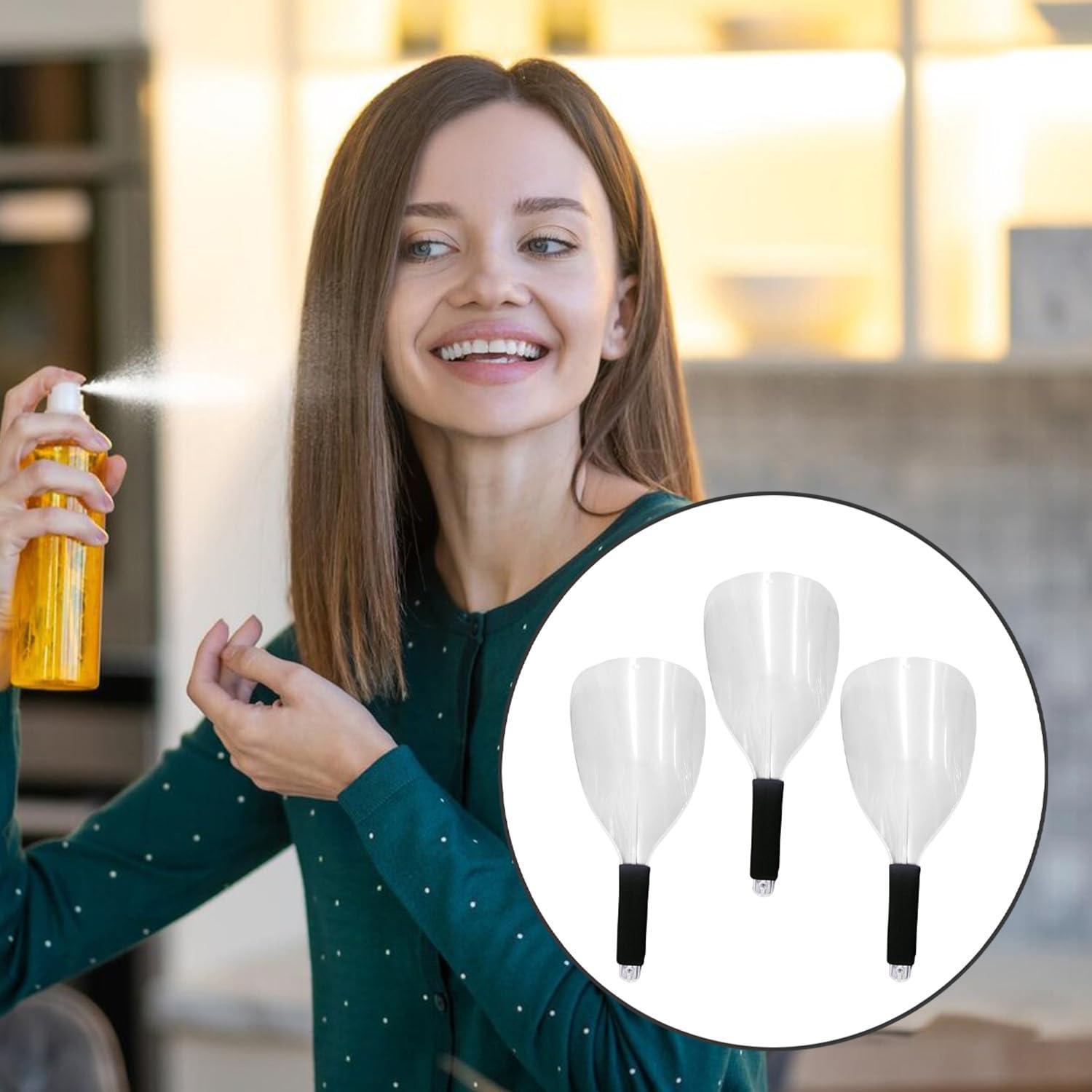 Escudo Facial Transparente Reicyfang 3PCS para Barbería 32x15cm