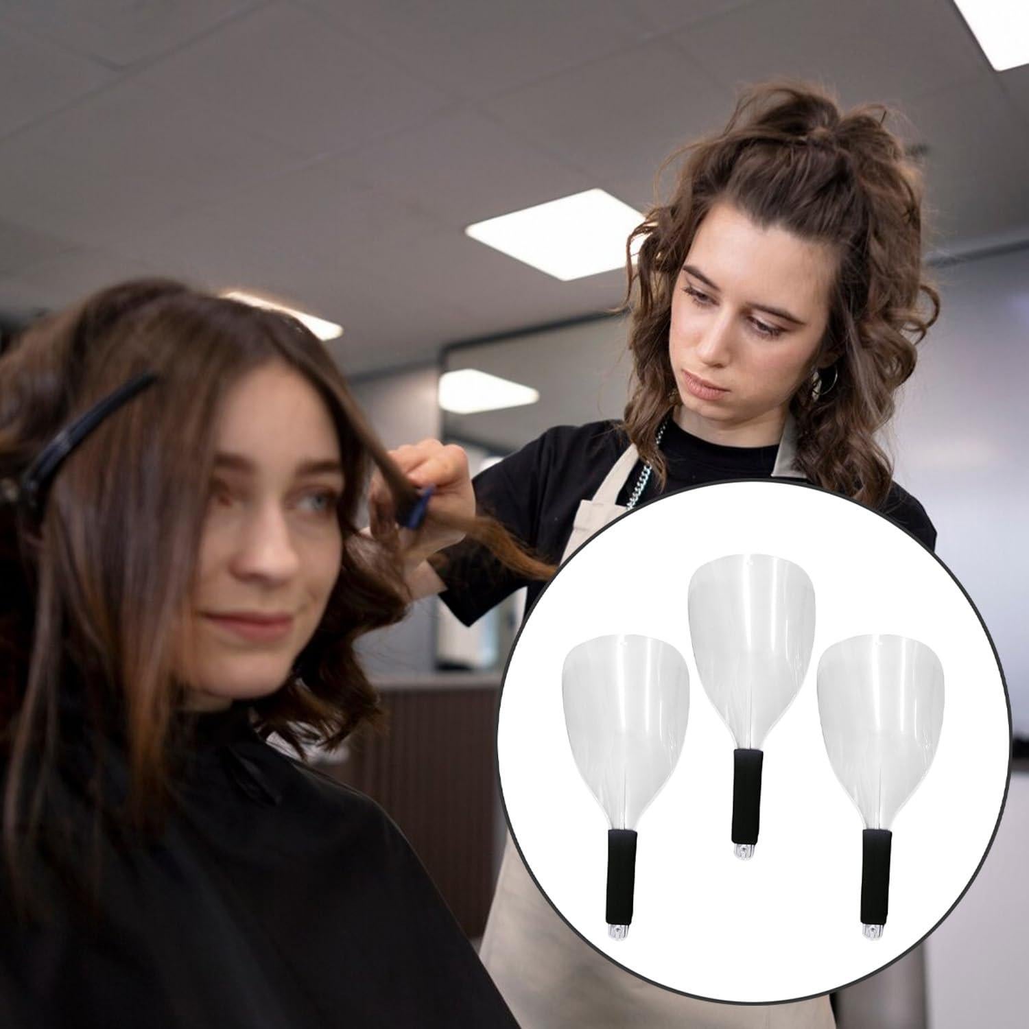 Escudo Facial Transparente Reicyfang 3PCS para Barbería 32x15cm