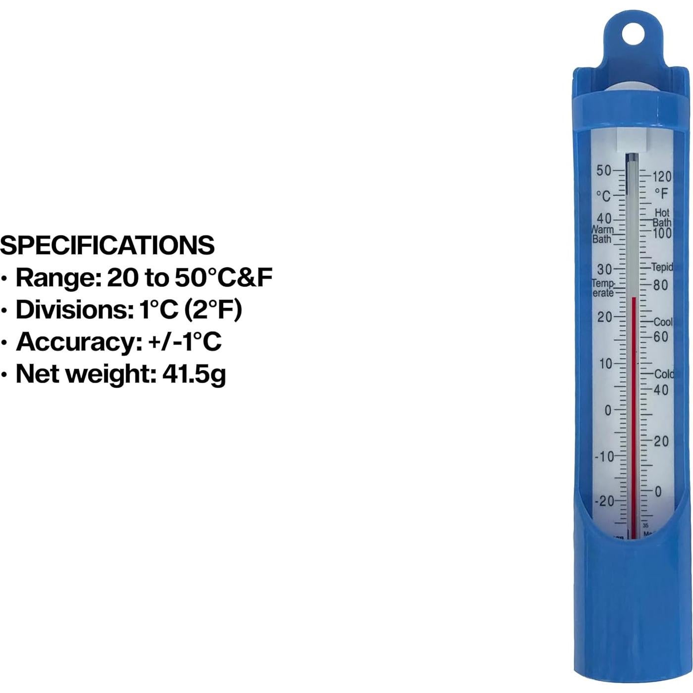 Termómetro de piscina S. Brannan 230mm - Agua jacuzzi y baño