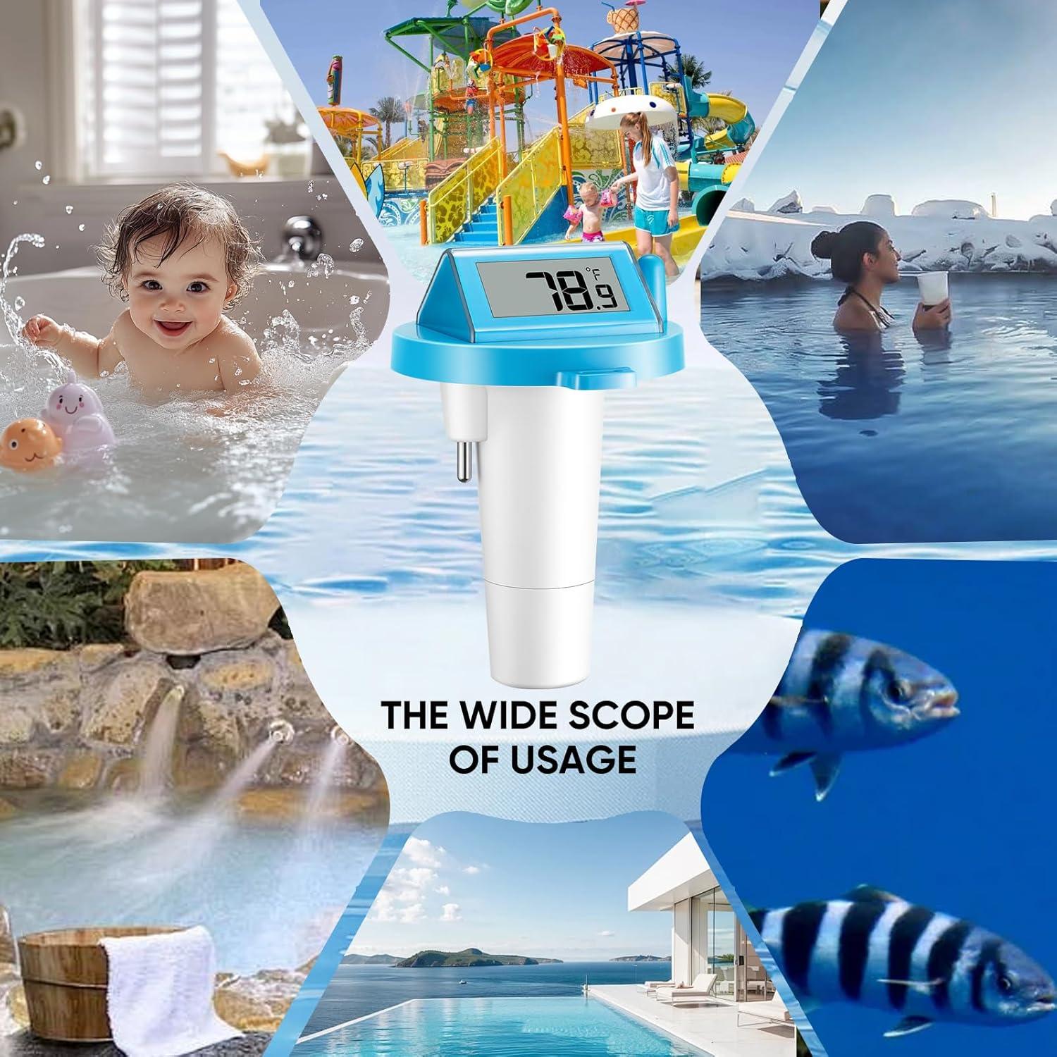 Termómetro Flotante Digital LICHI LC8500 para Piscina 3.05x9.53cm