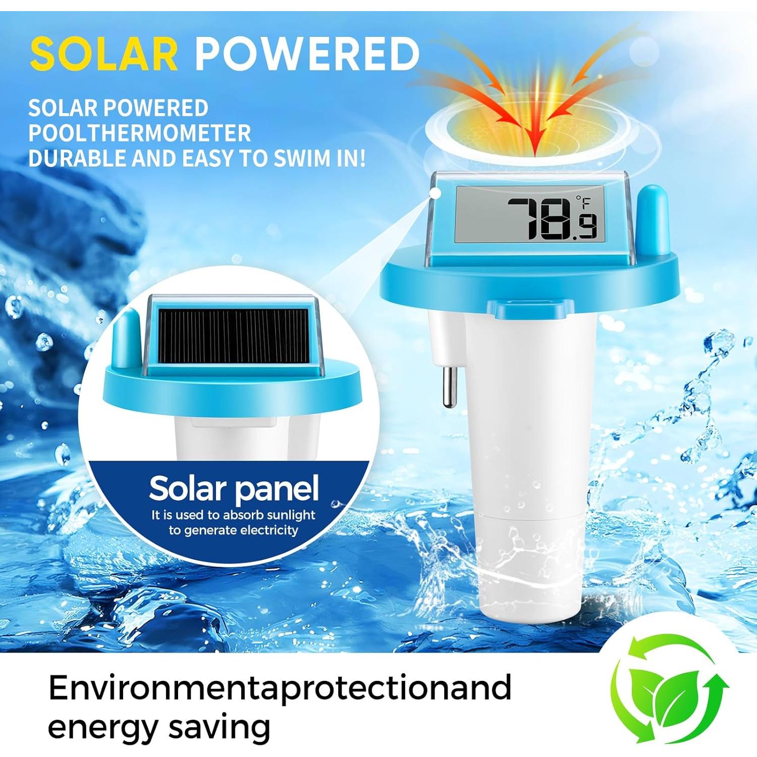 Termómetro Flotante Digital Solar Lichi LC8501 IPX8 70°C