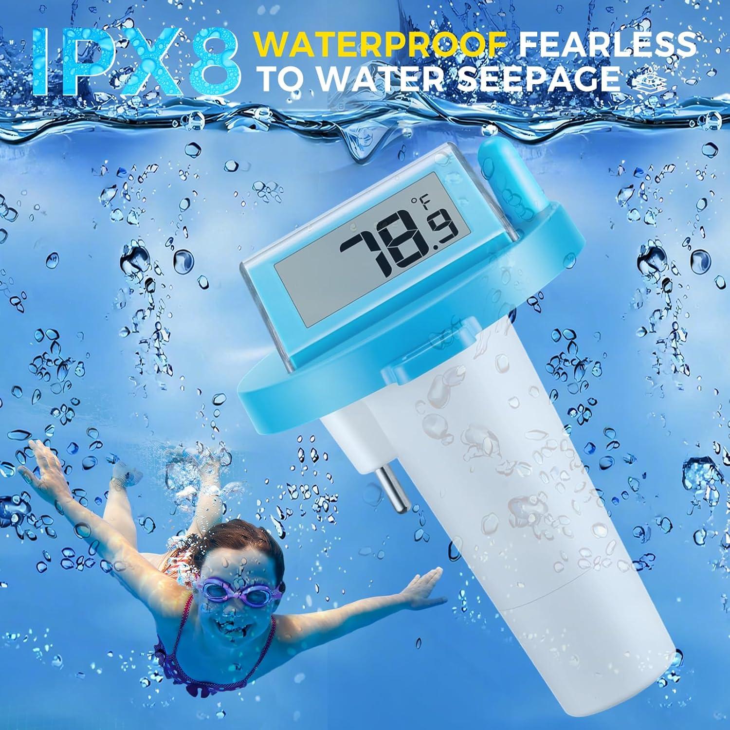 Termómetro Flotante Digital Solar Lichi LC8501 IPX8 70°C