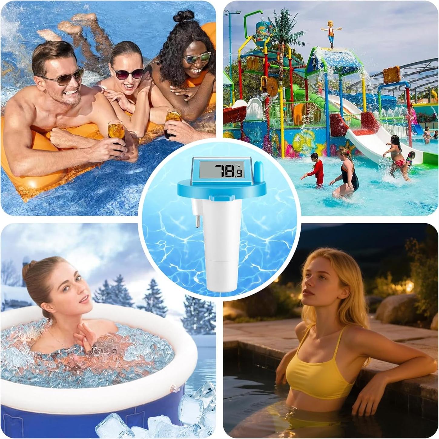 Termómetro Flotante Digital Solar Lichi LC8501 IPX8 70°C