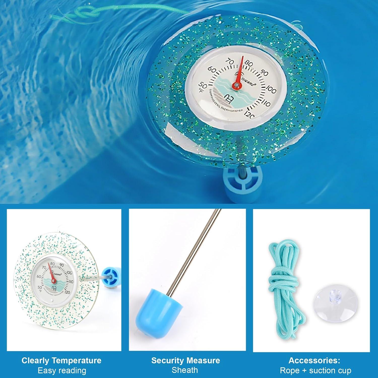 Termómetro Flotante de Piscina KT THERMO 16.5 cm PVC