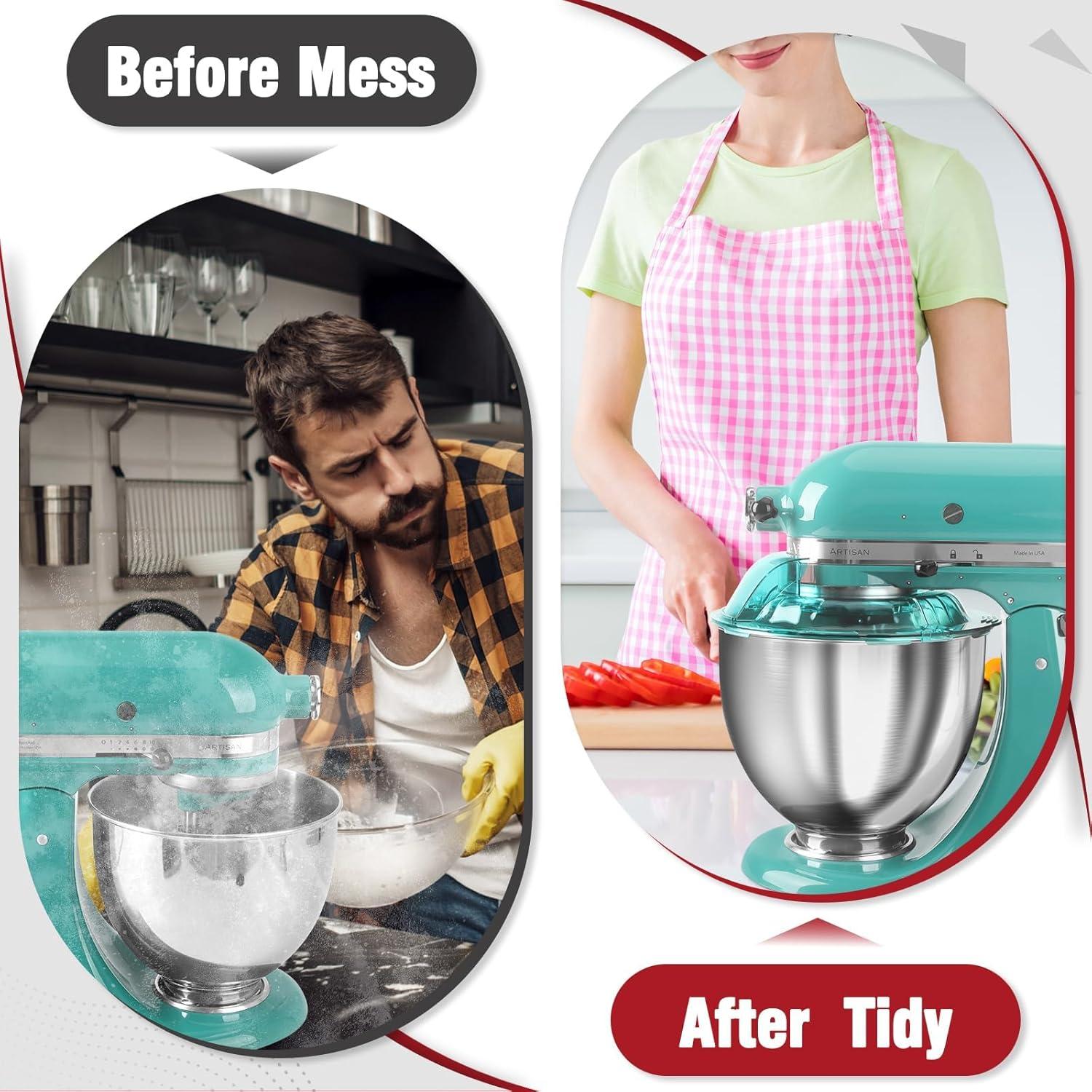 Protector de Vertido Azul para Mezclador Kitchen Aid 4.5-5QT