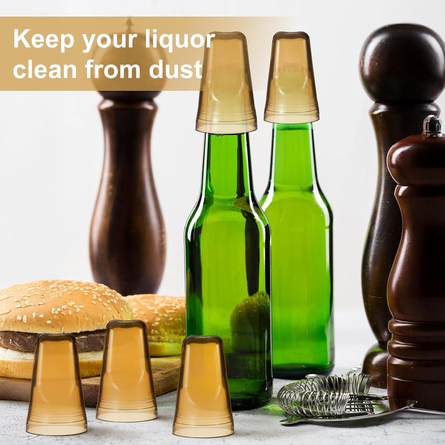 36 Cubiertas de Botellas de Licor PVC Molain - Tapas Translucidas