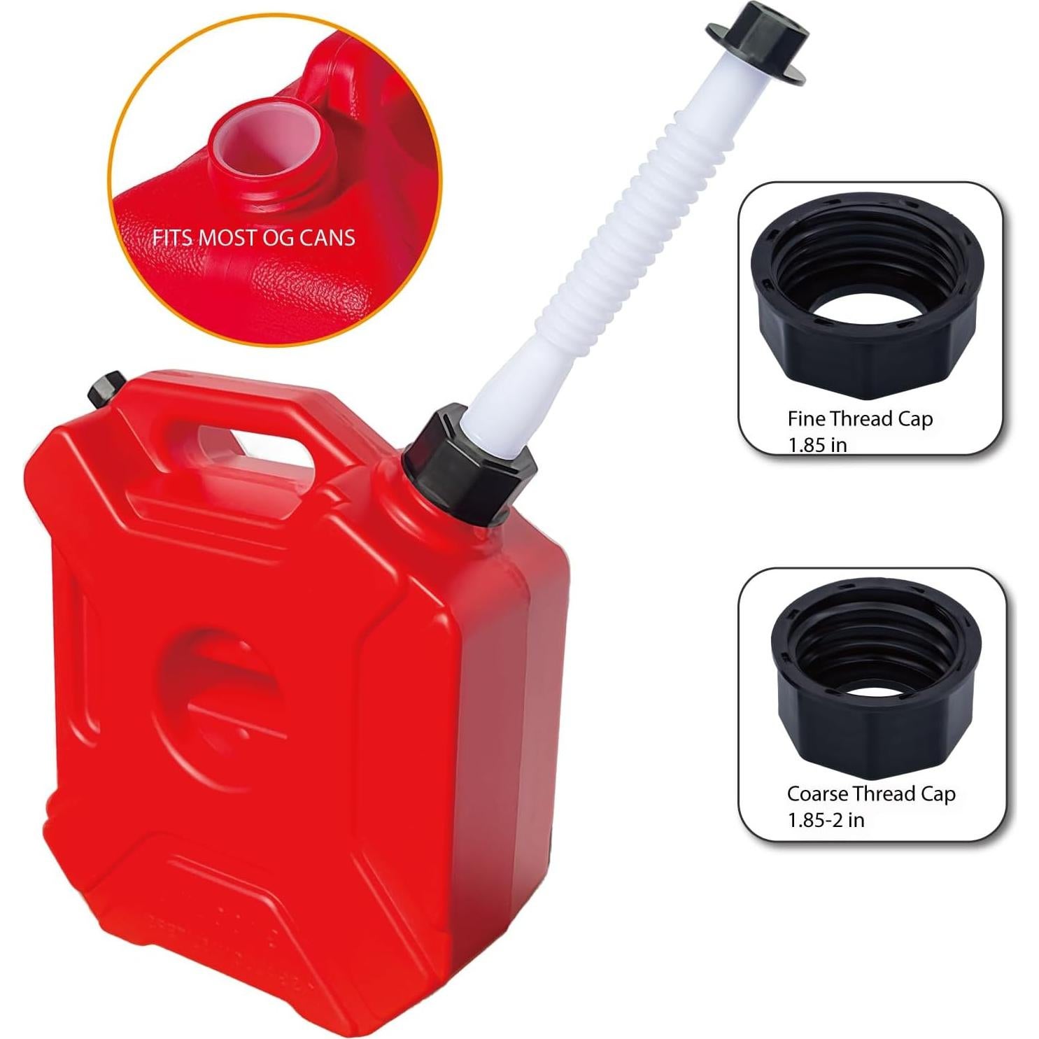 Kit de Reemplazo de Boquilla de Gasolina MEAJOO - Negro